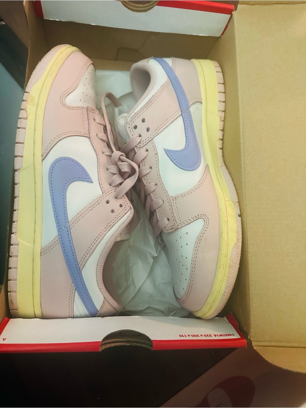Nike Women’s Pastel Pink, Lilac & Cream Low-Top Sneakers